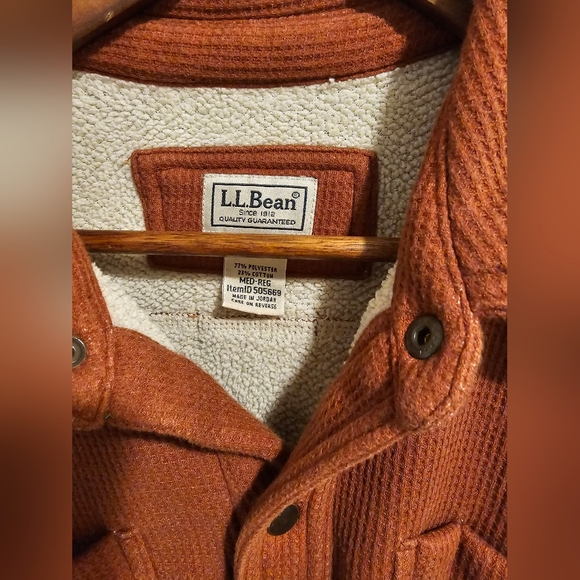 L.L. Bean Men's Brick Shirt Jacket - Picture 3 of 4